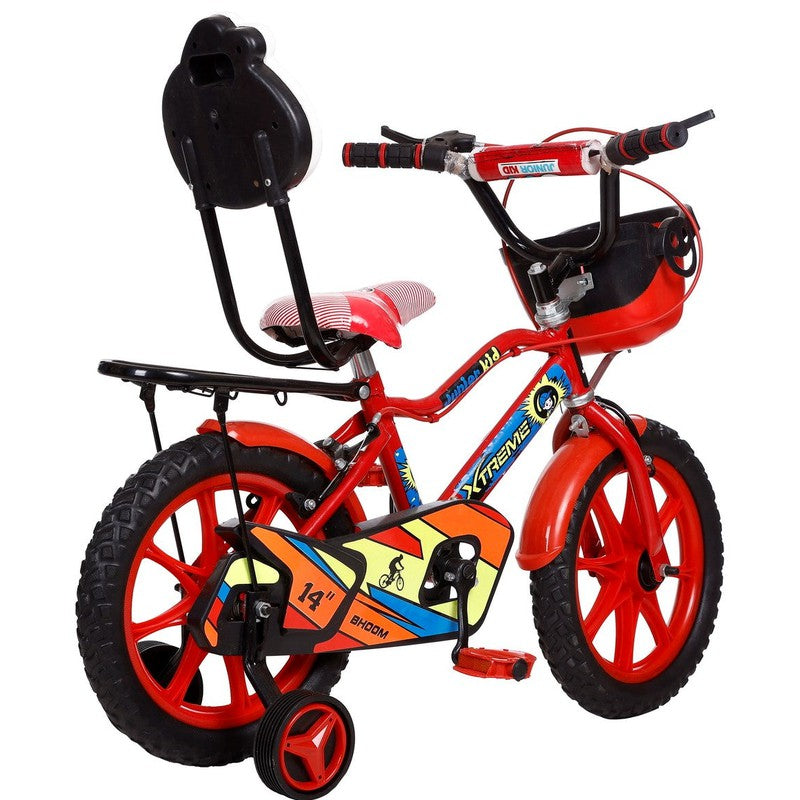 14 Inches Mag Wheel  Kids Cycle for 2 to 5 Years of Boys and Girls (JK14 Mag Wheel) Red - COD Not Available
