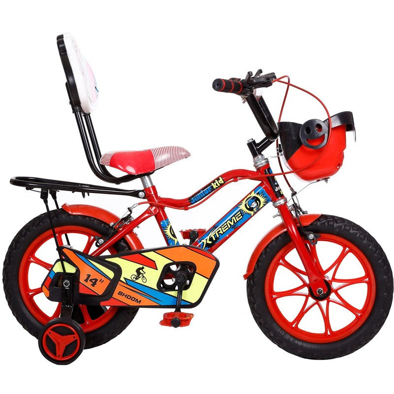 Buy 14 Inches Steel Rim Kids Cycle for 2 to 5 Years of Boys and Girls Red COD Not Available On Snooplay India