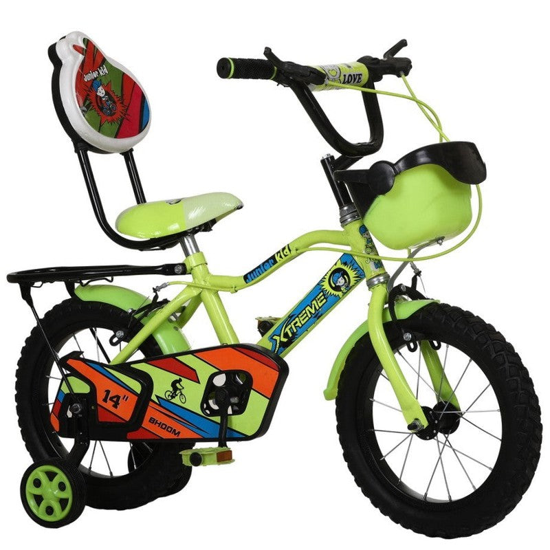 14 Inches Mag Wheel  Kids Cycle for 2 to 5 Years of Boys and Girls (JK S Model) Green - COD Not Available