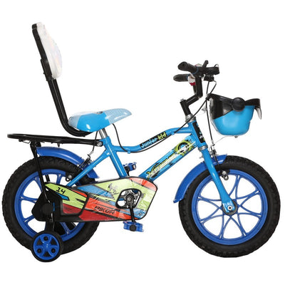 14 Inches Steel Rim Kids Cycle for 2 to 5 Years of Boys and Girls Blue - COD Not Available