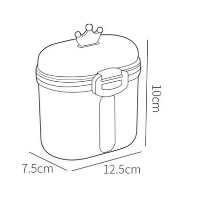 The Crown Junior Baby Formula Storage N Dispenser Box - 180g