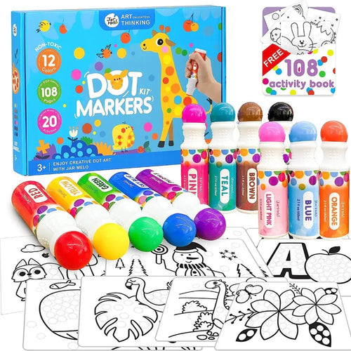 Jar Melo 6 Colors Dot Painting (3-6 Years)