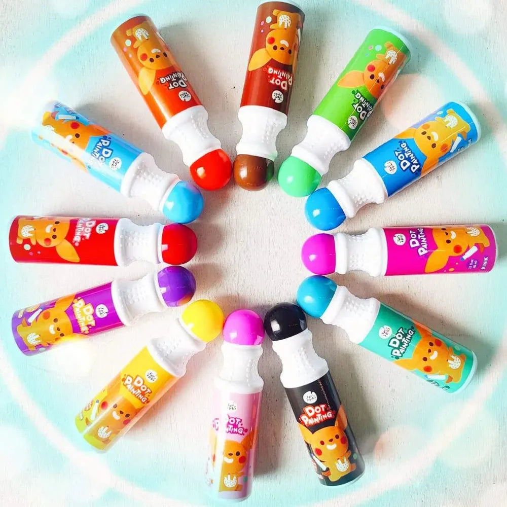 Jar Melo 6 Colors Dot Painting (3-6 Years)