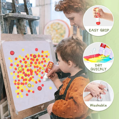 Dot Painting Kit (Water Based Dye) Jar Melo