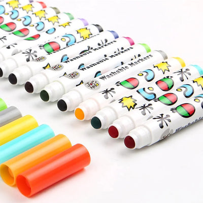 Special Round Tip Washable Markers (24 Colors)