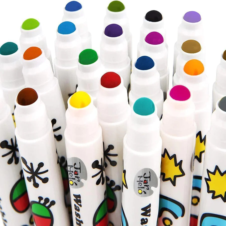 Special Round Tip Washable Markers (24 Colors)