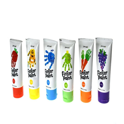 Washable Finger Paint Colors Set