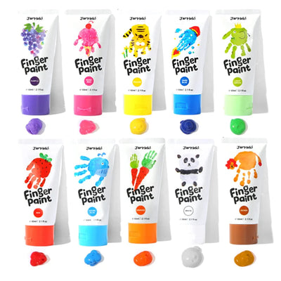 Washable Finger Paint Colors Set