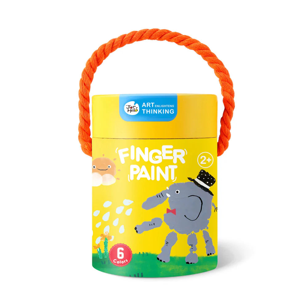 Jar Melo Washable Finger Paint Colors Set (2-4 Years)