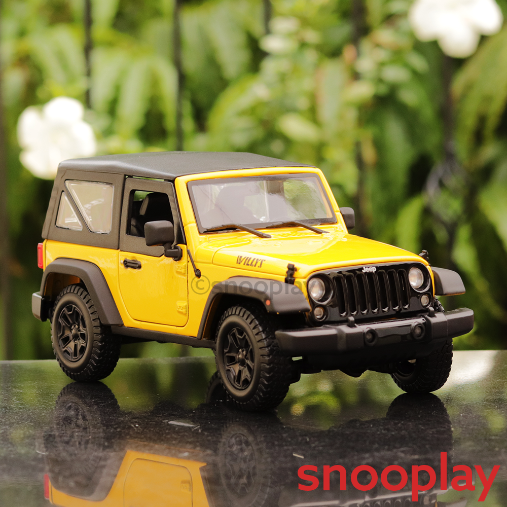 Licensed 2014 Jeep Wrangler Diecast Car Model (1:18 Scale)