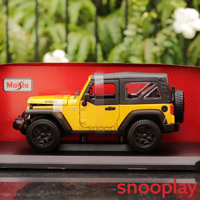 Licensed 2014 Jeep Wrangler Diecast Car Model (1:18 Scale)