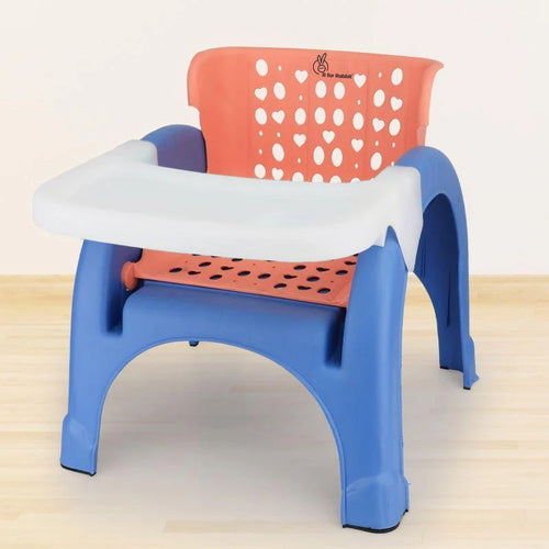 R for Rabbit Jelly Bean 3 in 1 Multi-Functional Kids Chair - Orange Blue