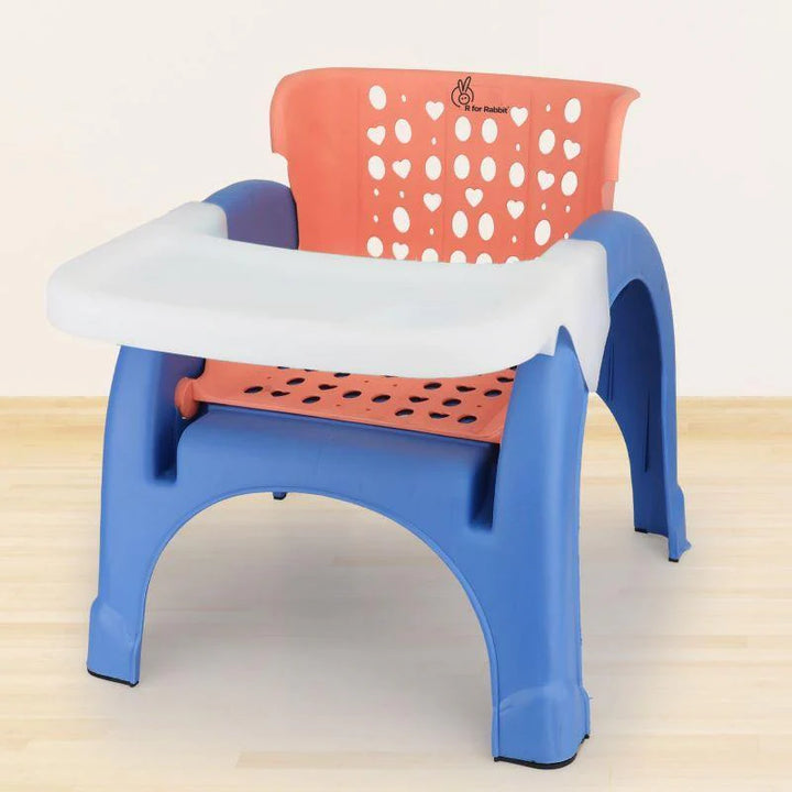 R for Rabbit Jelly Bean 3 in 1 Multi-Functional Kids Chair - Orange Blue