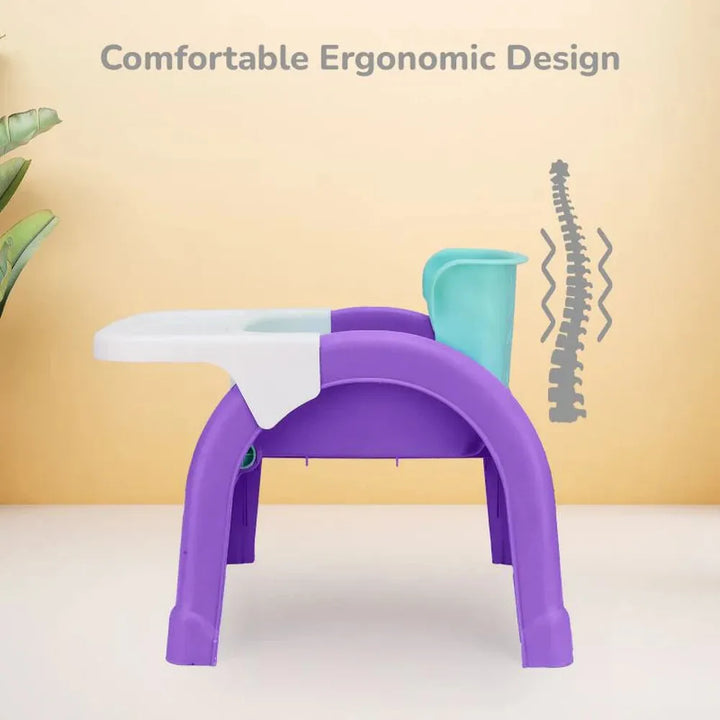 R for Rabbit Jelly Bean 3 in 1 Multi-Functional Kids Chair - Purple