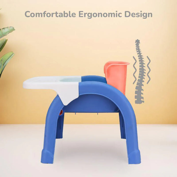 R for Rabbit Jelly Bean 3 in 1 Multi-Functional Kids Chair - Orange Blue