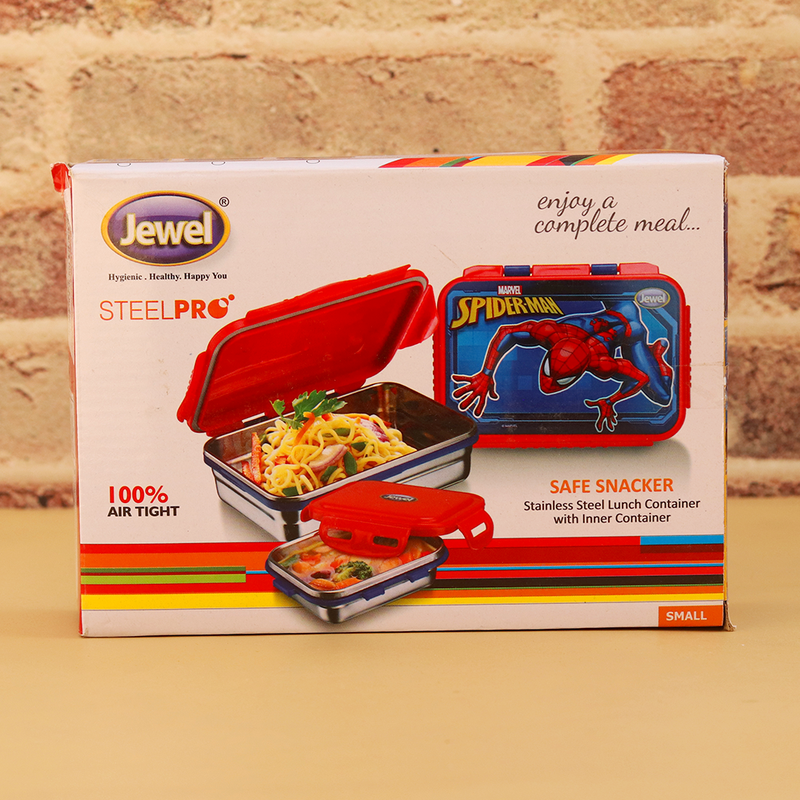 Jewel Spiderman Stainless Steel Lunch Box