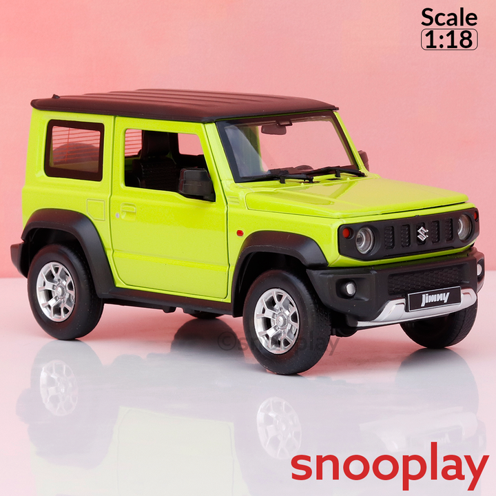 Suzuki Original Jimny 2018 Licensed Diecast Car with Openable Parts | 1:18 Scale (14 Years till Grown Ups)