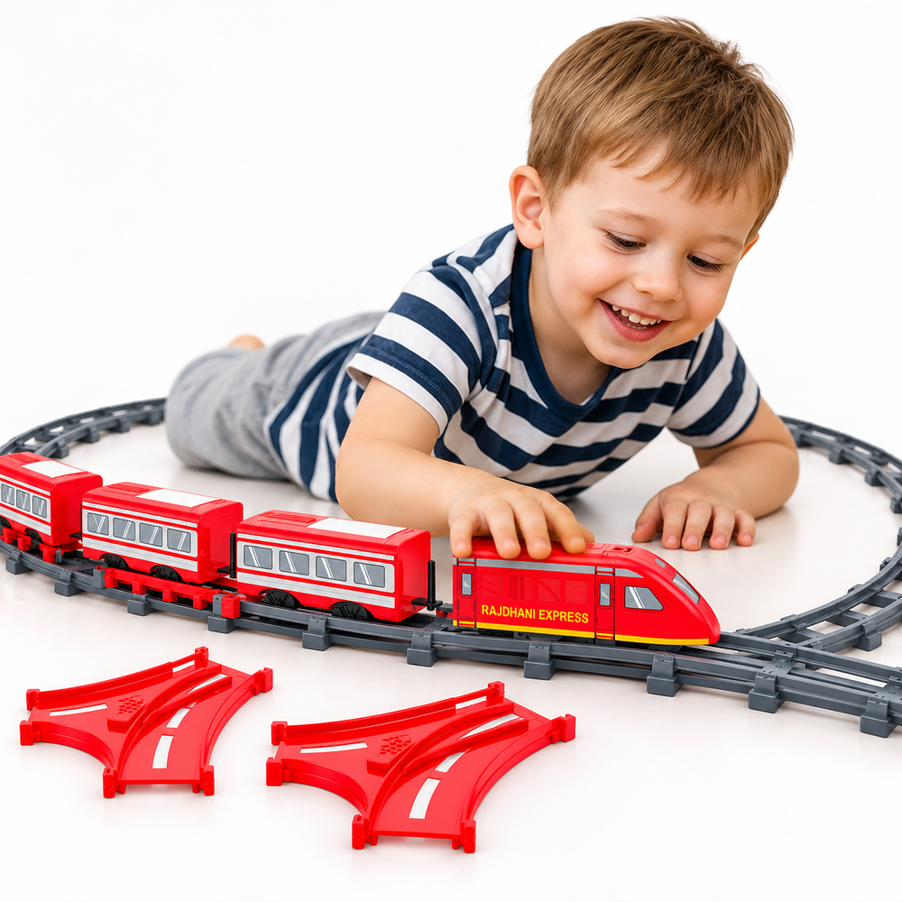 Mirana Rajdhani Express Bullet Train Track Set for Kids - 53 Pieces