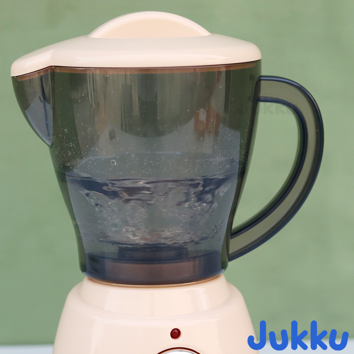 Jukku Realistic Little Chef’s Juicer Play Set with Cup-Plates, Lights & Real Juicer Sound (3-8 Years)