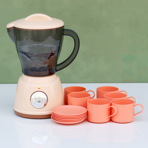 Jukku Realistic Little Chef’s Juicer Play Set with Cup-Plates, Lights & Real Juicer Sound (3-8 Years)