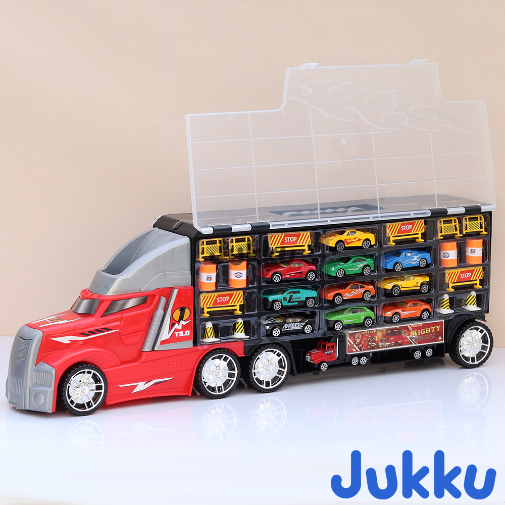 Buy 8-Wheeler Car Transporter with 10 Cars, Mighty Truck, 16