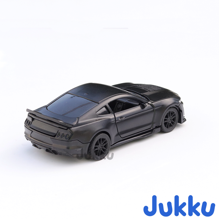 Jukku Resembling Ford Mustang Diecast Car - Pullback, Openable Doors & Bonnet | 1:36 Scale (3 Years till Grown Ups)