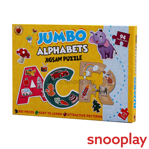 Applefun 'n' learn Jumbo Alphabets Jigsaw Puzzle - 94 Pieces (5-6 Years)