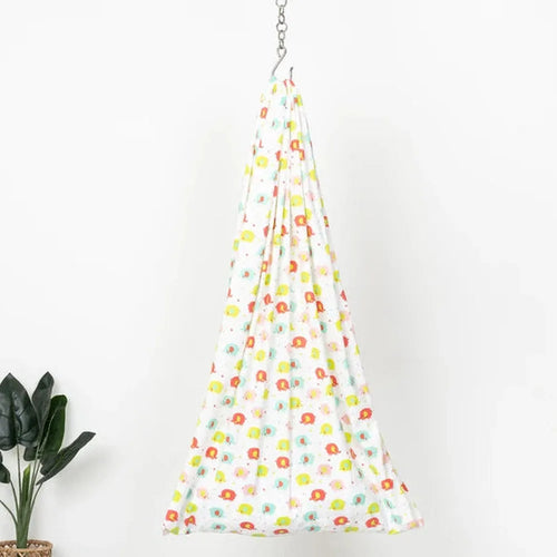 Beelittle Jumbo Star Premium Organic Cotton Baby Thottil Cradle | Soft, Breathable & Portable
