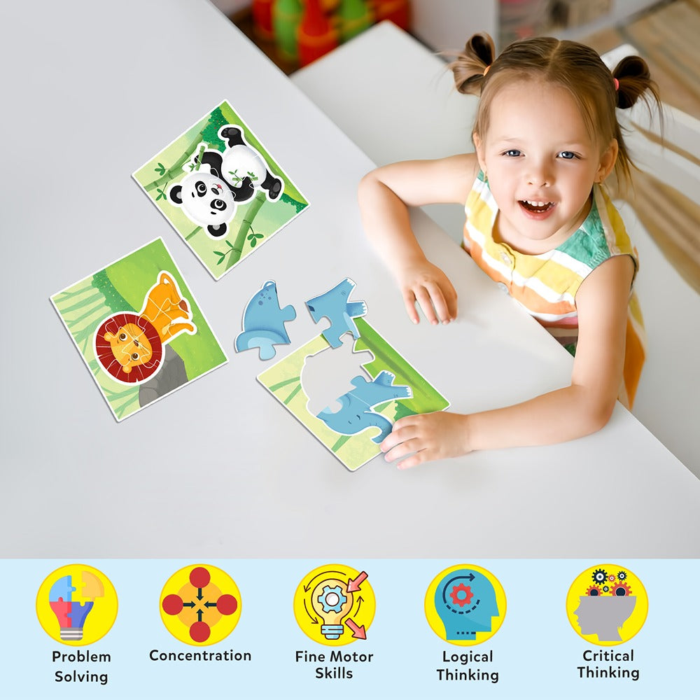 Baby’s First Puzzle Game Jungle Animals (15 Pieces)