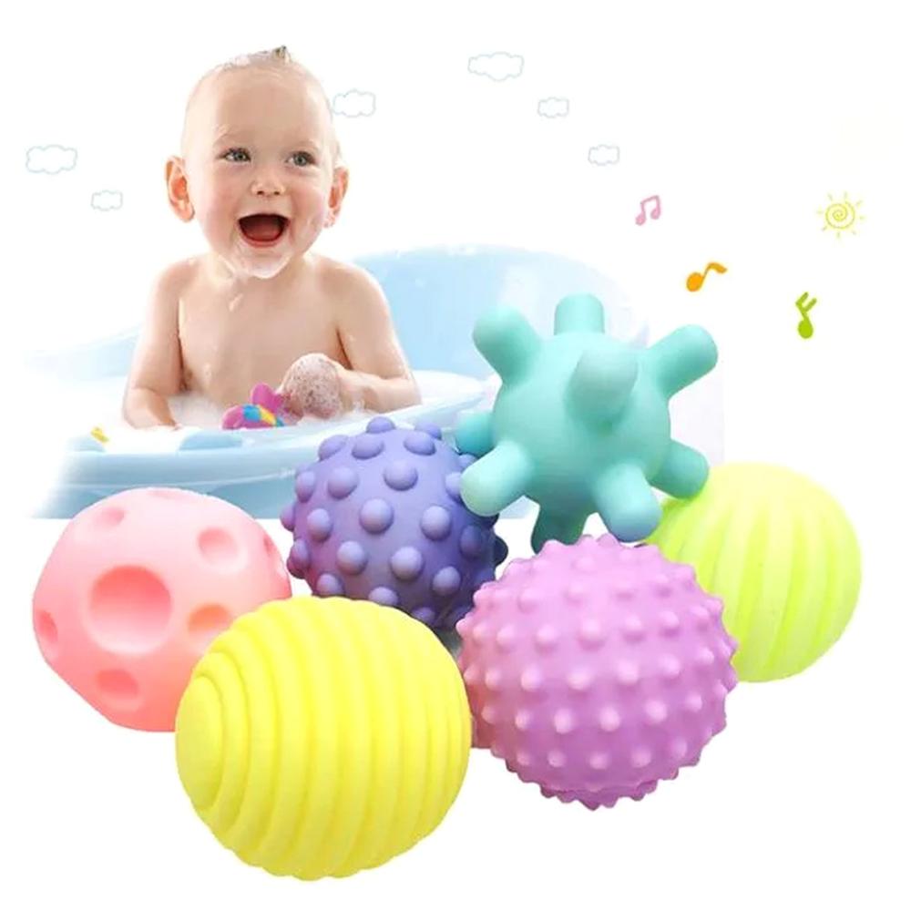 Kidology Montessori 6 Sensory Silicone Balls