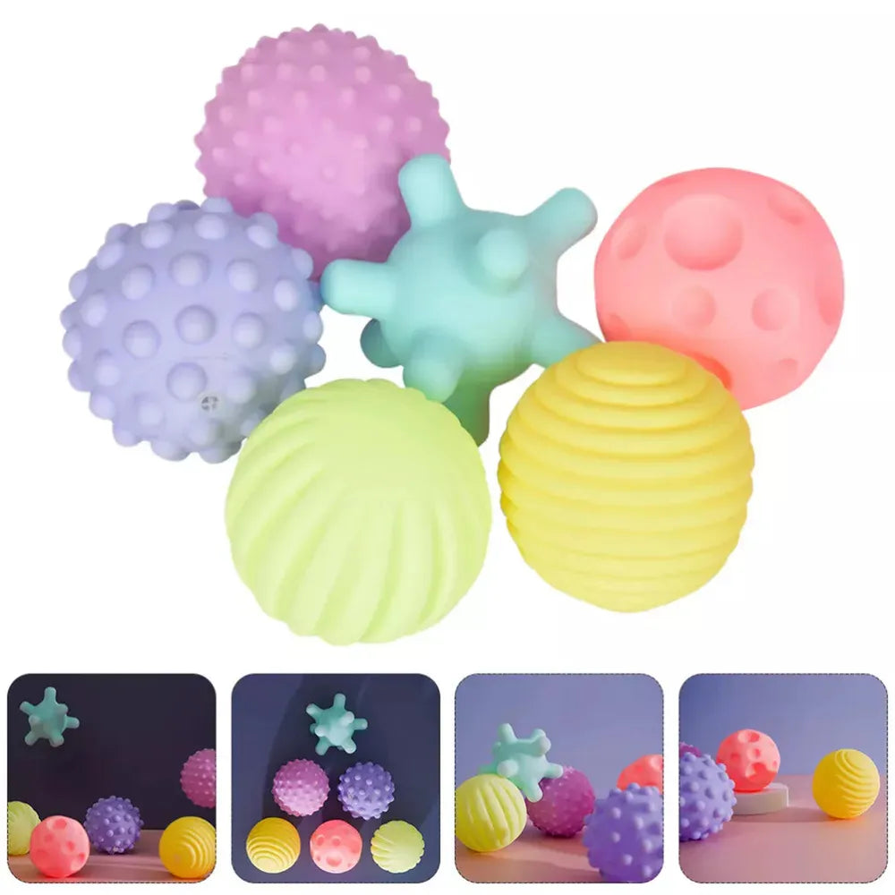 Kidology Montessori 6 Sensory Silicone Balls