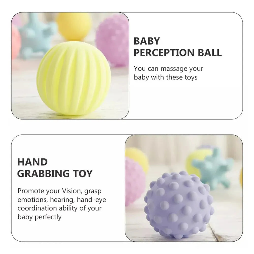 Kidology Montessori 6 Sensory Silicone Balls