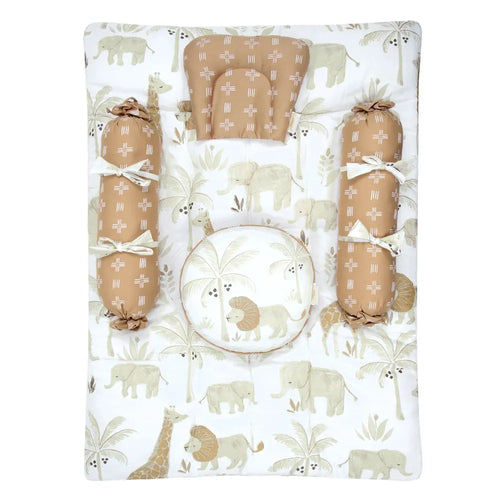 Abracadabra Crane Baby 5-Piece Mattress Set - Kendi Safari