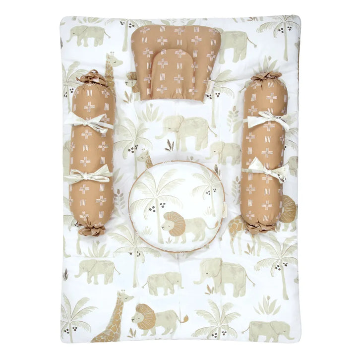 Abracadabra Crane Baby 5-Piece Mattress Set - Kendi Safari