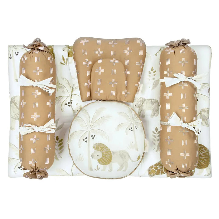 Abracadabra Crane Baby 5-Piece Mattress Set - Kendi Safari