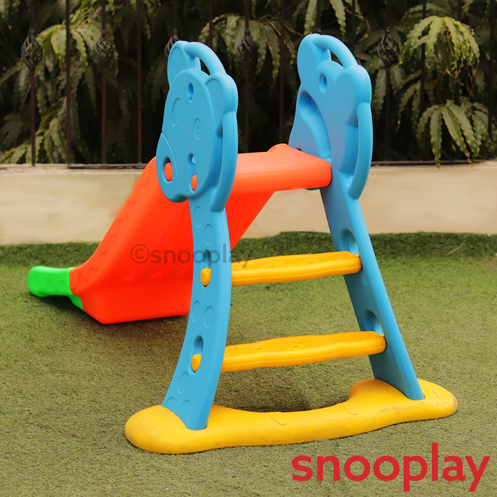 Kiddie Deluxe Slide | Plastic Kids Indoor & Outdoor Slide | Safe & Sturdy Play Slide for Children