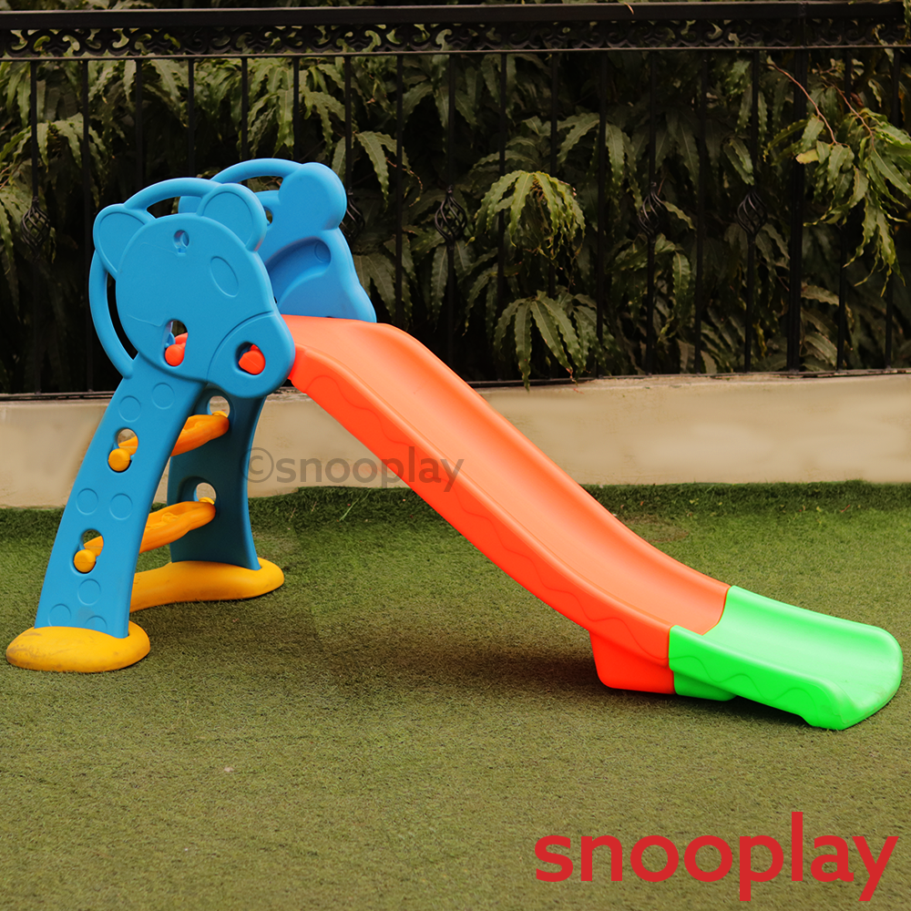 Kiddie Deluxe Slide | Plastic Kids Indoor & Outdoor Slide | Safe & Sturdy Play Slide for Children
