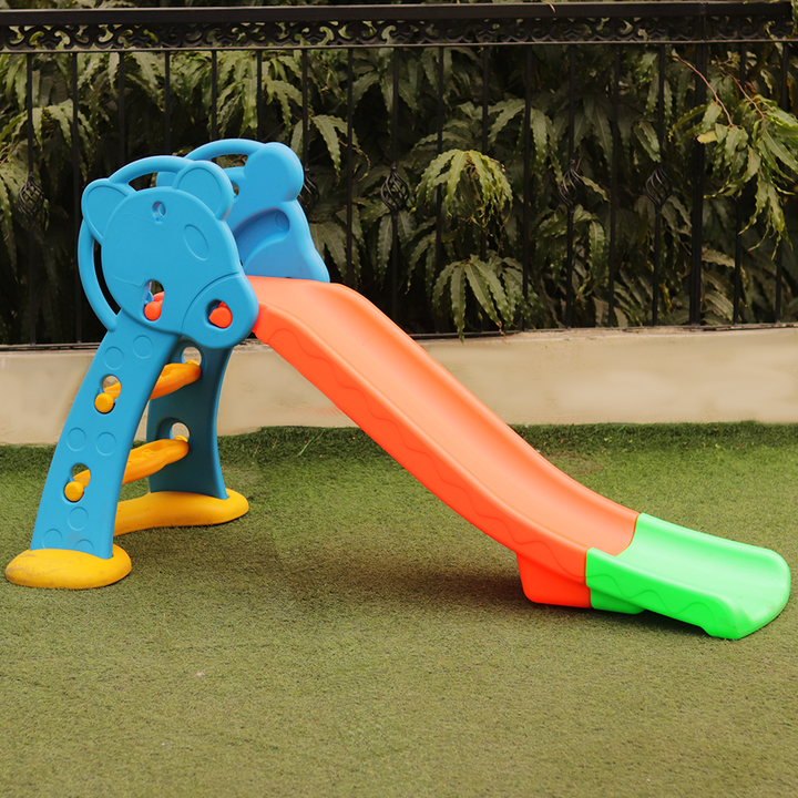 Kiddie Deluxe Slide | Plastic Kids Indoor & Outdoor Slide | Safe & Sturdy Play Slide for Children