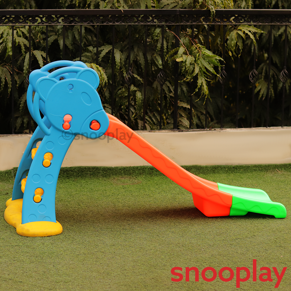 Kiddie Deluxe Slide | Plastic Kids Indoor & Outdoor Slide | Safe & Sturdy Play Slide for Children
