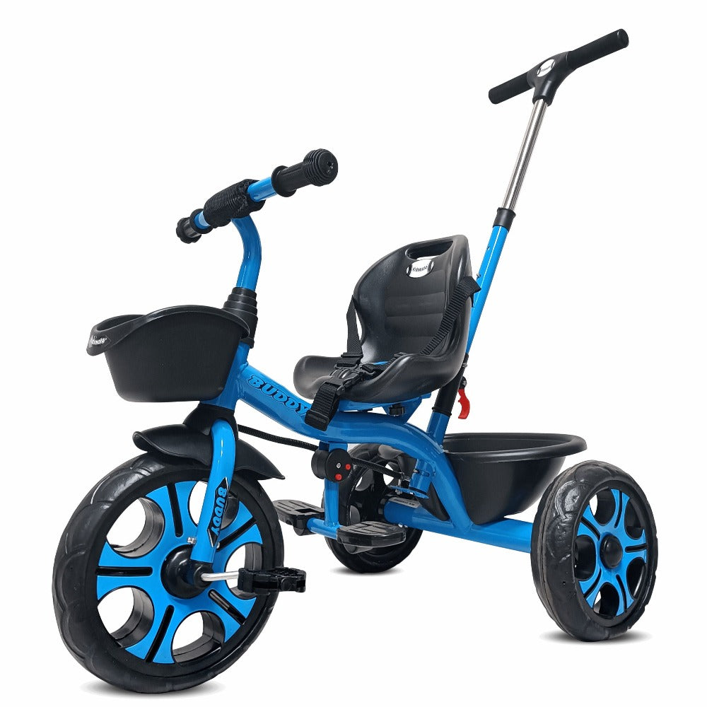 Buddy Plug N Play Kids Tricycle | Capacity Upto 30 Kgs (Sky Blue)