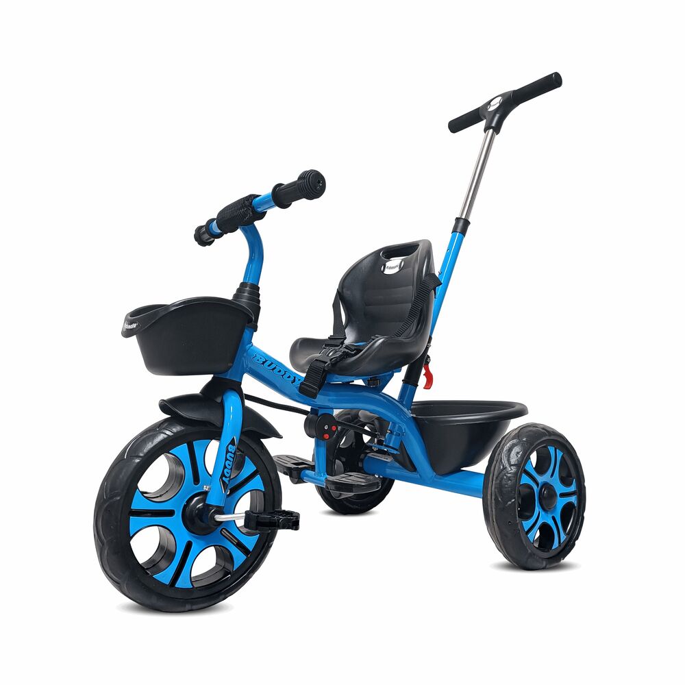 Buddy Plug N Play Kids Tricycle | Capacity Upto 30 Kgs (Sky Blue)