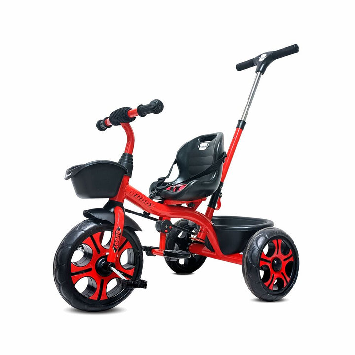 Buddy Plug N Play Kids Tricycle | Capacity Upto 30 Kgs (Red)