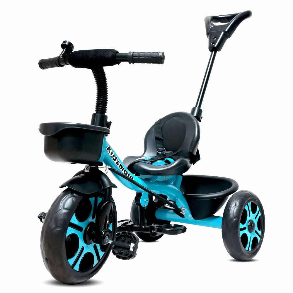 Junior Plug N Play Kids Tricycle | Capacity Upto 30 Kgs (Blue)