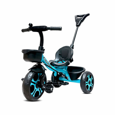 Junior Plug N Play Kids Tricycle | Capacity Upto 30 Kgs (Blue)