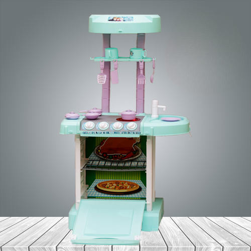 Disney Original Frozen Kitchen Pretend Playset with Light & Sound - 26 Pieces | (3-8 Years)