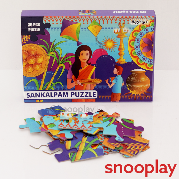 Puzzle for Kids - Sankranthi | 35 Pcs