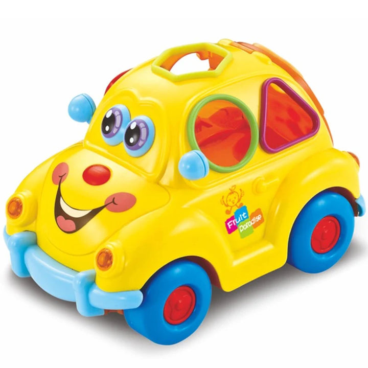 Hola Super Fun Fruit Car Toy with Shape Shorter for Kids