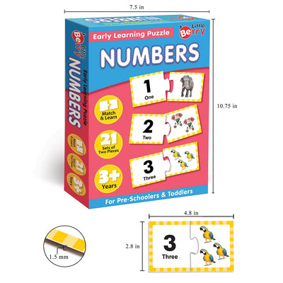 Numbers Early Learning Puzzle Game (42 Pieces)