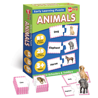 Animals Early Learning Puzzle Game (42 Pieces)
