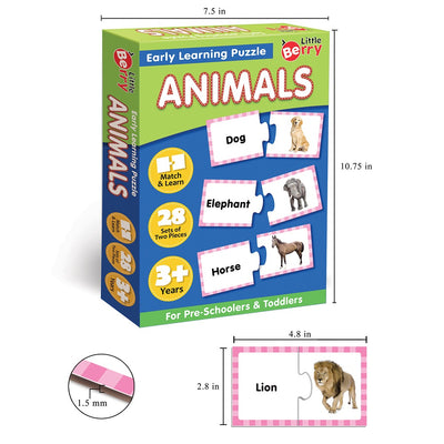 Animals Early Learning Puzzle Game (42 Pieces)